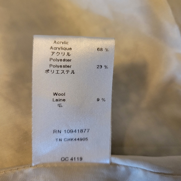 Anne Fontaine Jacket Tweed Fringe Glam Ruffle Cuff Sunny Afghan - Picture 16 of 16